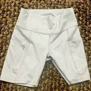 Athleta size small shorts silver